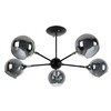 Миниатюра фото потолочная люстра arte lamp lagos a2708pl-5bk | 220svet.ru