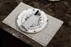 Миниатюра фото текстильная подставка брасс бежевая 30*45см garda decor 70sw-19002 | 220svet.ru