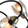 Миниатюра фото подвесная люстра reluce 01270-0.3-06b bk+ab | 220svet.ru