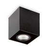 Миниатюра фото потолочный светильник ideal lux mood pl1 d09 square nero | 220svet.ru