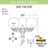 Миниатюра фото садово-парковый фонарь fumagalli gigi bisso/g250 3l g25.156.s30.wxe27 | 220svet.ru