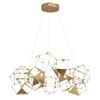 Миниатюра фото потолочная светодиодная люстра odeon light trellis 5086/56l бронза | 220svet.ru