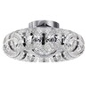 Миниатюра фото потолочная светодиодная люстра odeon light mirage 5029/104cl хром | 220svet.ru