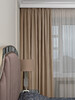 Миниатюра фото портьера silkу 6 бежевая димаут 275*260 garda decor 121gd-00027 | 220svet.ru