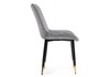 Миниатюра фото стул seda 1 dark gray / gold / black | 220svet.ru