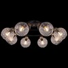 Миниатюра фото потолочная люстра illumico il0296-8csq-79 bk ab | 220svet.ru