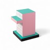 Миниатюра фото приставной столик supersidetable red grid seletti | 220svet.ru