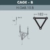 Миниатюра фото садово-парковый фонарь fumagalli bisso/cefa 2l u23.156.s20.vxe27 | 220svet.ru