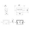 Миниатюра фото заглушка deko-light end cap h-et-01-12 set 2 pcs 979052 | 220svet.ru