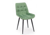 Миниатюра фото стул на металлокаркасе woodville челси к фисташковый (zd 651) / черный 632503 | 220svet.ru