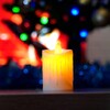 Миниатюра фото световая фигура свеча пламя1led (батарейки в компл), 7,5см, белый, lt134 | 220svet.ru