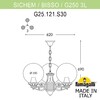 Миниатюра фото подвесной уличный светильник fumagalli sichem/g250 3l. g25.120.s30.axe27 | 220svet.ru