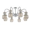 Миниатюра фото потолочная люстра escada gloss 1141/8pl chrome/beige | 220svet.ru