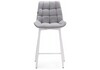 Миниатюра фото барный стул алст светло-серый / белый | 220svet.ru