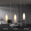 Миниатюра фото потолочный светильник maytoni focus led c055cl-l12w3k-ss-w | 220svet.ru