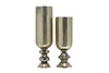Миниатюра фото ваза декоративная золотистая 15*15*53см garda decor 71pn-32024 | 220svet.ru