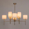 Миниатюра фото потолочная люстра на штанге arte lamp debora a4108lm-6ss | 220svet.ru