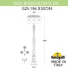 Миниатюра фото садово-парковый фонарь fumagalli gigi bisso/g250 3l dn. g25.156.s30.vze27dn | 220svet.ru