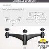 Миниатюра фото парковый фонарь fumagalli ektor midipilar/globe 400 modern 2l g41.372.a20.aye27dn | 220svet.ru