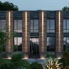 Миниатюра фото уличный фасадный светильник odeon light arrow 7188/5wl черный | 220svet.ru