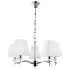 Миниатюра фото подвесная люстра arte lamp kensington a4098lm-5cc | 220svet.ru