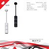 Миниатюра фото подвесной светильник reluce technical 16005-0.9-001il gu10 bk | 220svet.ru