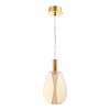 Миниатюра фото подвесной светодиодный светильник crystal lux gaudi sp4w led amber | 220svet.ru