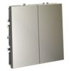 Миниатюра фото выключатель встраиваемый двухклавишный 10а voltum s70 vls020104 (шелк) | 220svet.ru