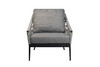 Миниатюра фото кресло уличное "марра" темно-серое garda decor 39ar-00628 | 220svet.ru