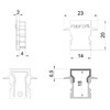 Миниатюра фото заглушка deko-light end cap h-et-02-08 set 2 pcs 979142 | 220svet.ru