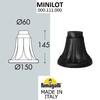 Миниатюра фото парковый столб fumagalli minilot 000.111.000.a0 | 220svet.ru