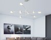 Миниатюра фото люстра на штанге inodesign motvikt white 41.1218 | 220svet.ru
