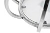 Миниатюра фото стол журнальный стекло garda decor 13rxet4037-silver | 220svet.ru
