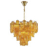 Миниатюра фото подвесная люстра delight collection owd2093-d75 gold/amber | 220svet.ru
