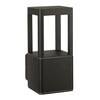 Миниатюра фото уличный настенный светодиодный светильник arte lamp pherkad a2726al-1bk | 220svet.ru