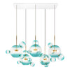 Миниатюра фото подвесной светильник loft it bolle 2027-s5 blue | 220svet.ru