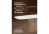 Миниатюра фото керамический стол woodville эллипсо 200х90 snow white / дуб американский 664910 | 220svet.ru