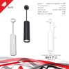Миниатюра фото подвесной светильник reluce 16002-0.9-001ld 200mm gu10 wt | 220svet.ru