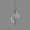 Миниатюра фото подвесной светильник delight collection 10018p/1 black/clear | 220svet.ru
