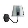 Миниатюра фото бра lumion smoky 6570/1w черный | 220svet.ru