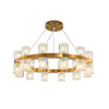 Миниатюра фото подвесная люстра delight collection arcachon 24 gold | 220svet.ru