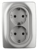 Миниатюра фото розетка эра 12 2x2p e schuko 16a 250v 12-2106-03 б0031230 | 220svet.ru