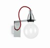Миниатюра фото бра ideal lux minimal ap1 cromo | 220svet.ru
