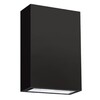 Миниатюра фото уличный настенный светодиодный светильник arte lamp algol a2750al-2bk | 220svet.ru