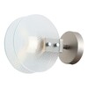 Миниатюра фото бра ilamp panorama w15598-1 sn+cl | 220svet.ru