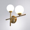 Миниатюра фото бра arte lamp bolla-piccolo a3989ap-2ab | 220svet.ru