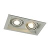 Миниатюра фото встраиваемый светильник arte lamp a6661pl-2wh | 220svet.ru