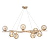 Миниатюра фото подвесная люстра escada balance 1119/8s gold | 220svet.ru