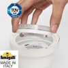 Миниатюра фото грунтовый светильник fumagalli ceci 120  2f1.000.000.lxg1l | 220svet.ru