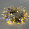 Миниатюра фото гирлянда нить 10м шампань с мерцанием белого диода 220в, 100 led, провод прозрачный пвх, ip54 ltc pst100blw-10-2ch | 220svet.ru